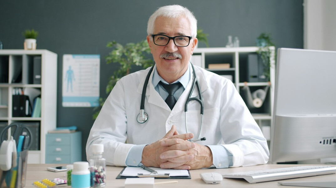 prominent doctor in suit